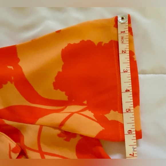 NWOT-Halogen X Atlantic Pacific ‘Coral Cathy Floral’ Smocked Utility Dress-Small - Picture 14 of 15